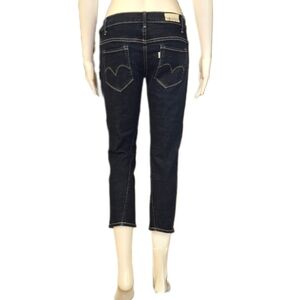 LEVIS "Capital E" Low Skinny Twisted Crop Jean Size 28 × 23.5